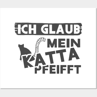 guckender Katta pfeifft Fan Frauen Männer Design Posters and Art